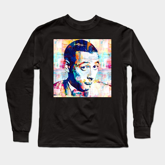 Peewee Herman Abstract Paintings Long Sleeve T-Shirt by AnKa Art